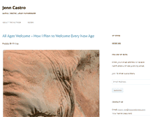 Tablet Screenshot of jenncastro.com